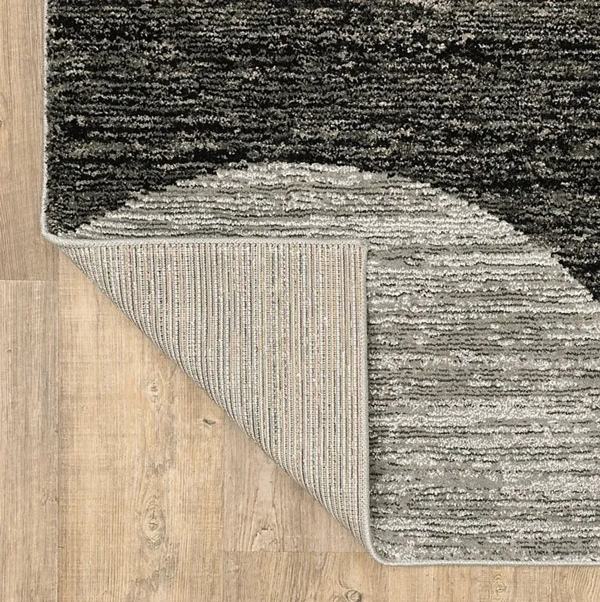 Mandla Charcoal 6'7 x 9'6 Rug