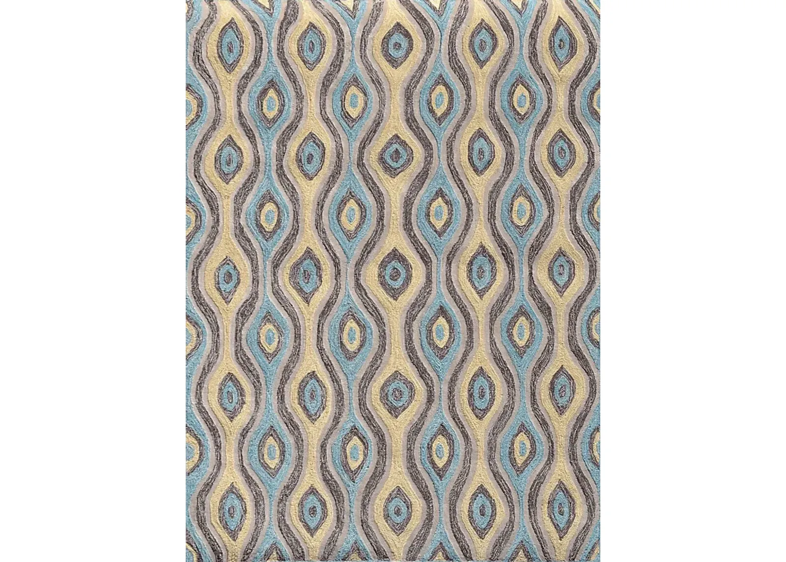 Qantuo Tan 8' x 9'7 Indoor/Outdoor Rug