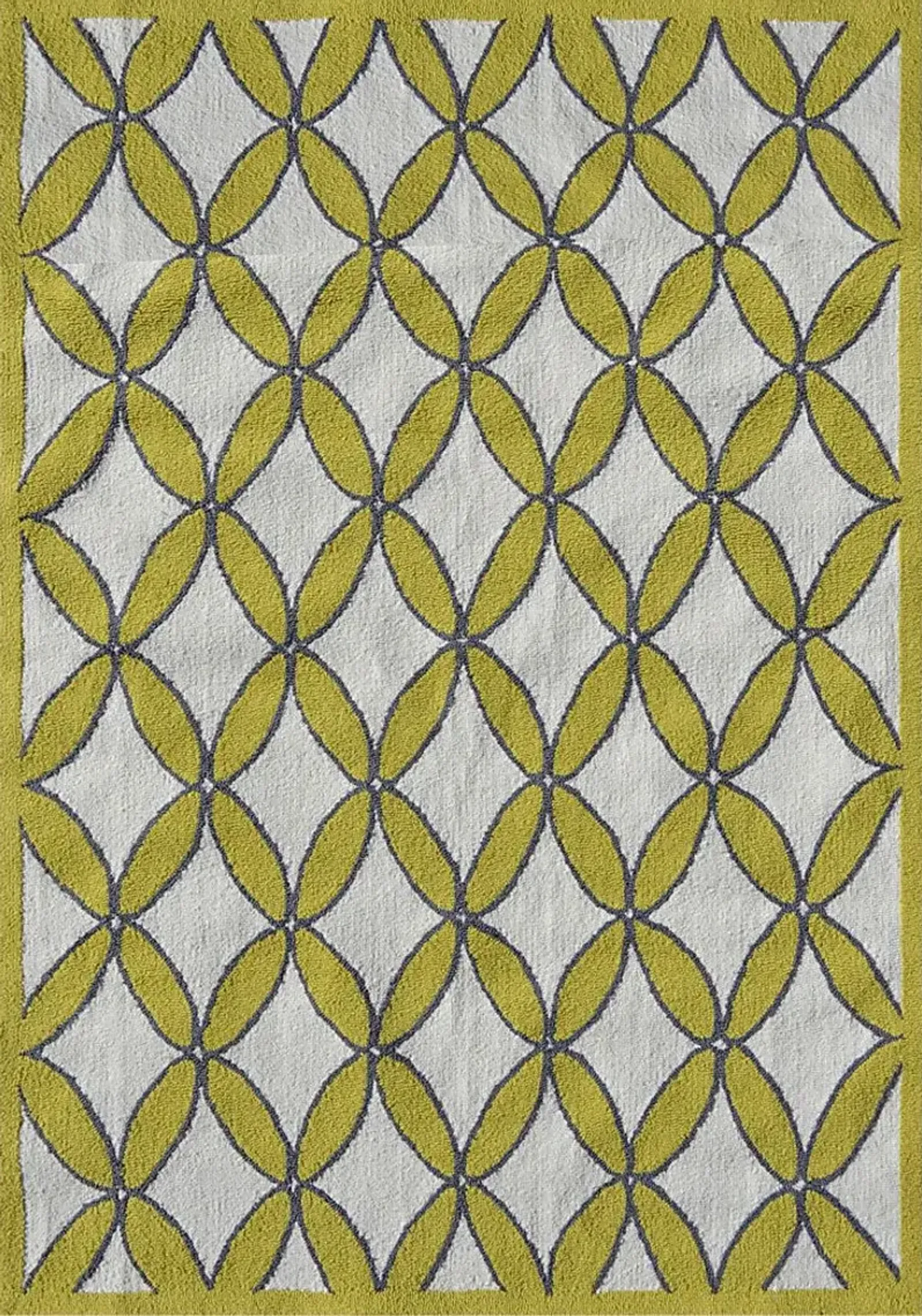 Vaveil Yellow 7' x 10' Indoor/Outdoor Rug