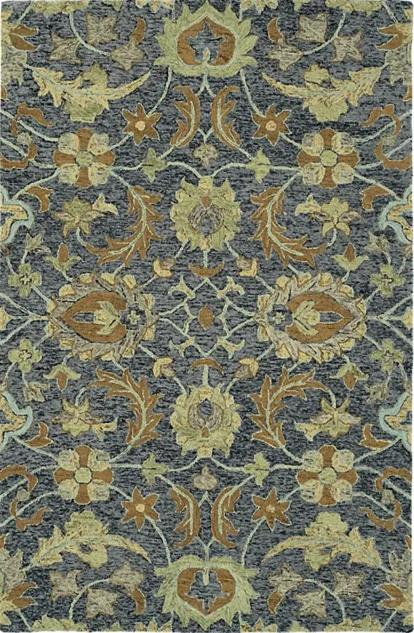 Miande Denim/Multi 8' x 10' Rug