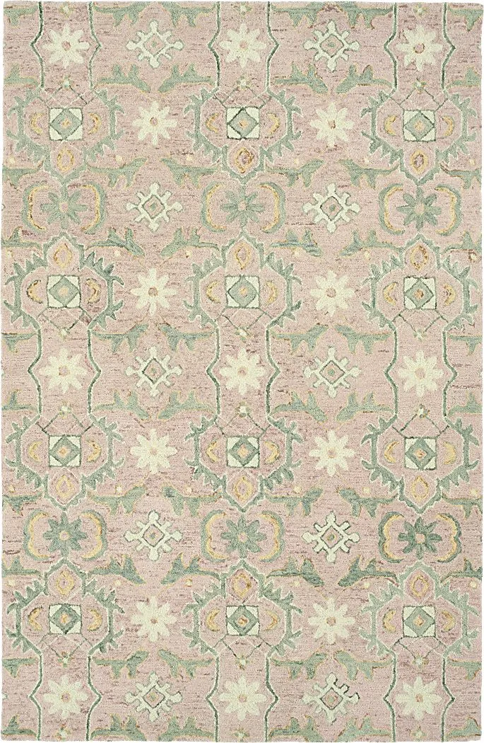 Ezelda Pink 8' x 10' Rug