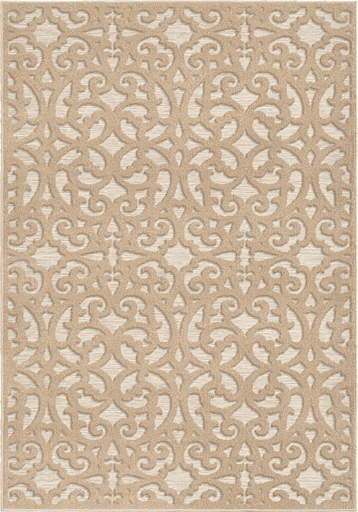 Cexu Beige 7'9 x 10'10 Rug