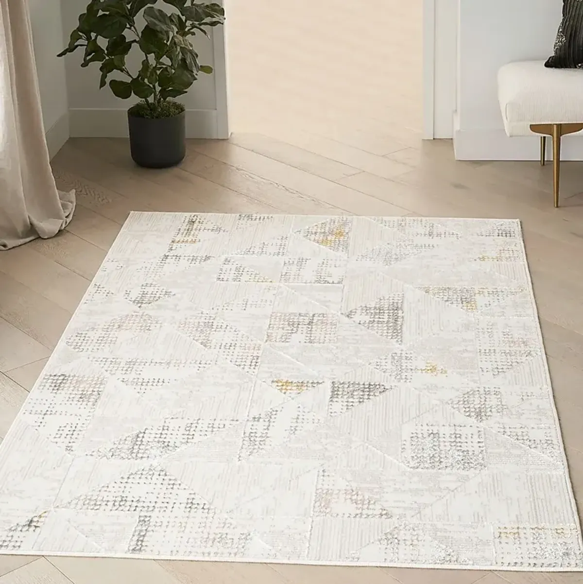 Elakian Ivory 7'10 x 9'10 Rug