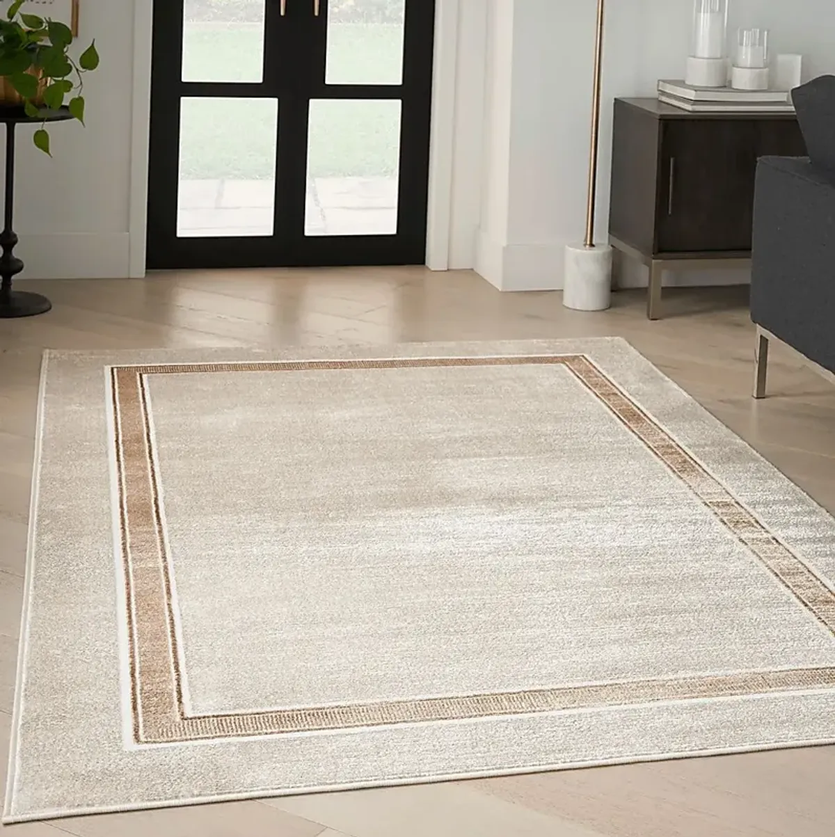 Naexi Ivory/Cream 7'10 x 9'10 Rug