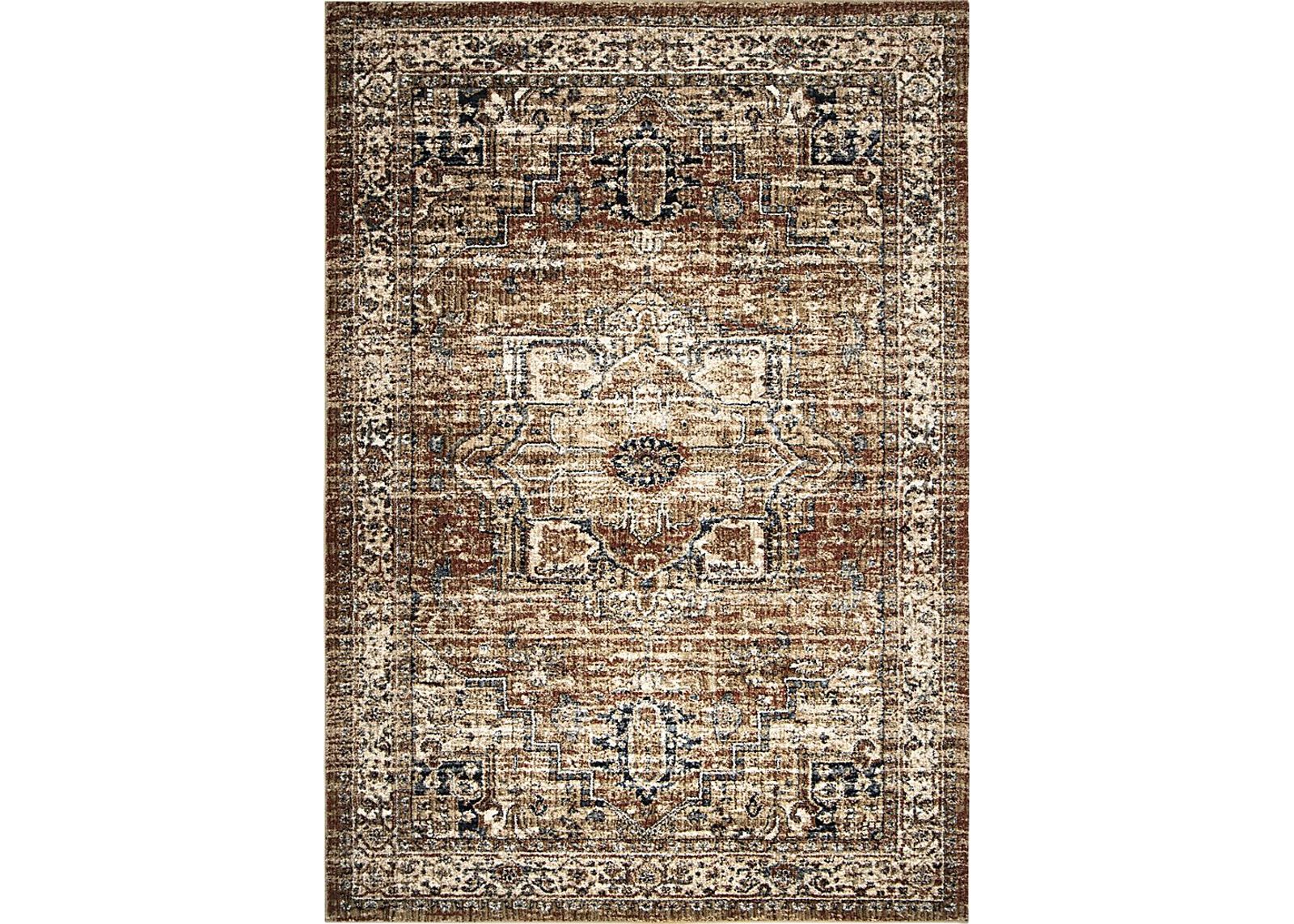 Denba Red 7'8 x 10'x10 Rug