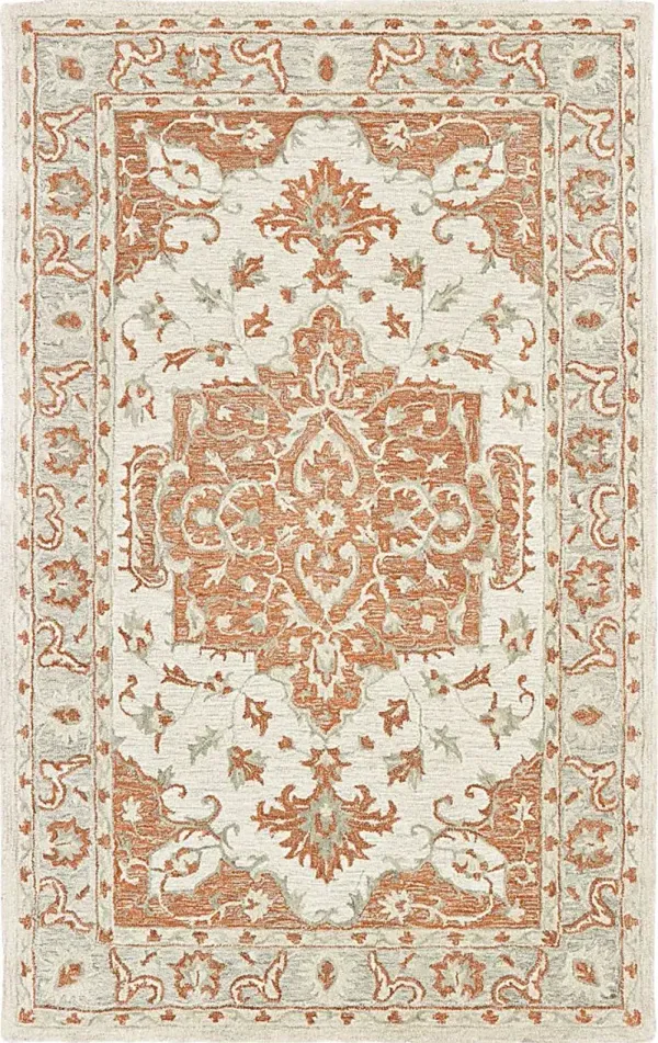 Libena Orange 7'9 x 9'9 Rug