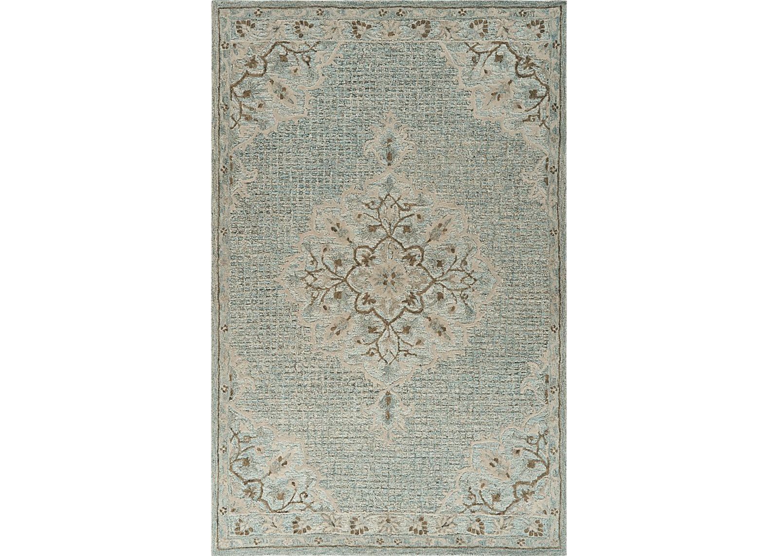 Siye Blue 7'9 x 9'9 Rug