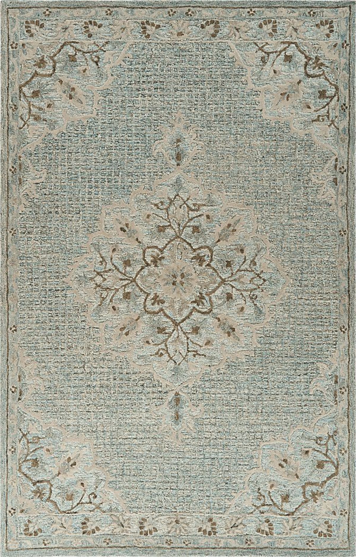 Siye Blue 7'9 x 9'9 Rug