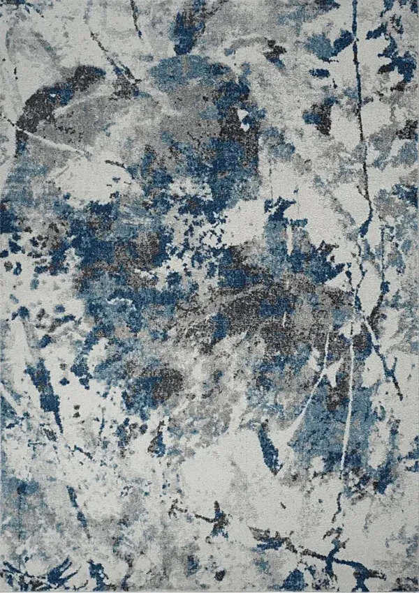 Merrane Blue 7'11 x 9'9 Rug