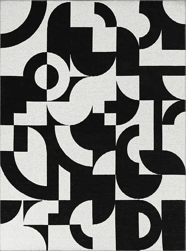 Dardios Charcoal 7'10 x 10' Area Rug