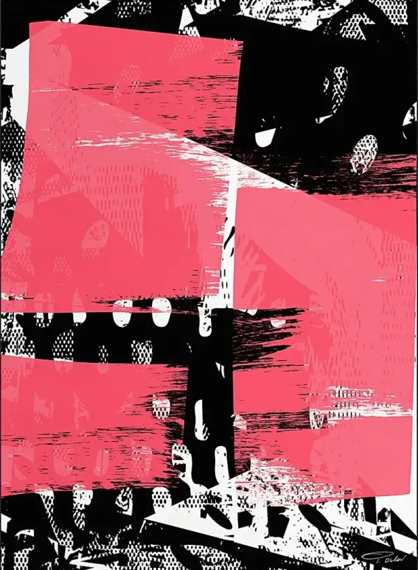 Pyerkeep Pink 7'7 x 10'5 Rug