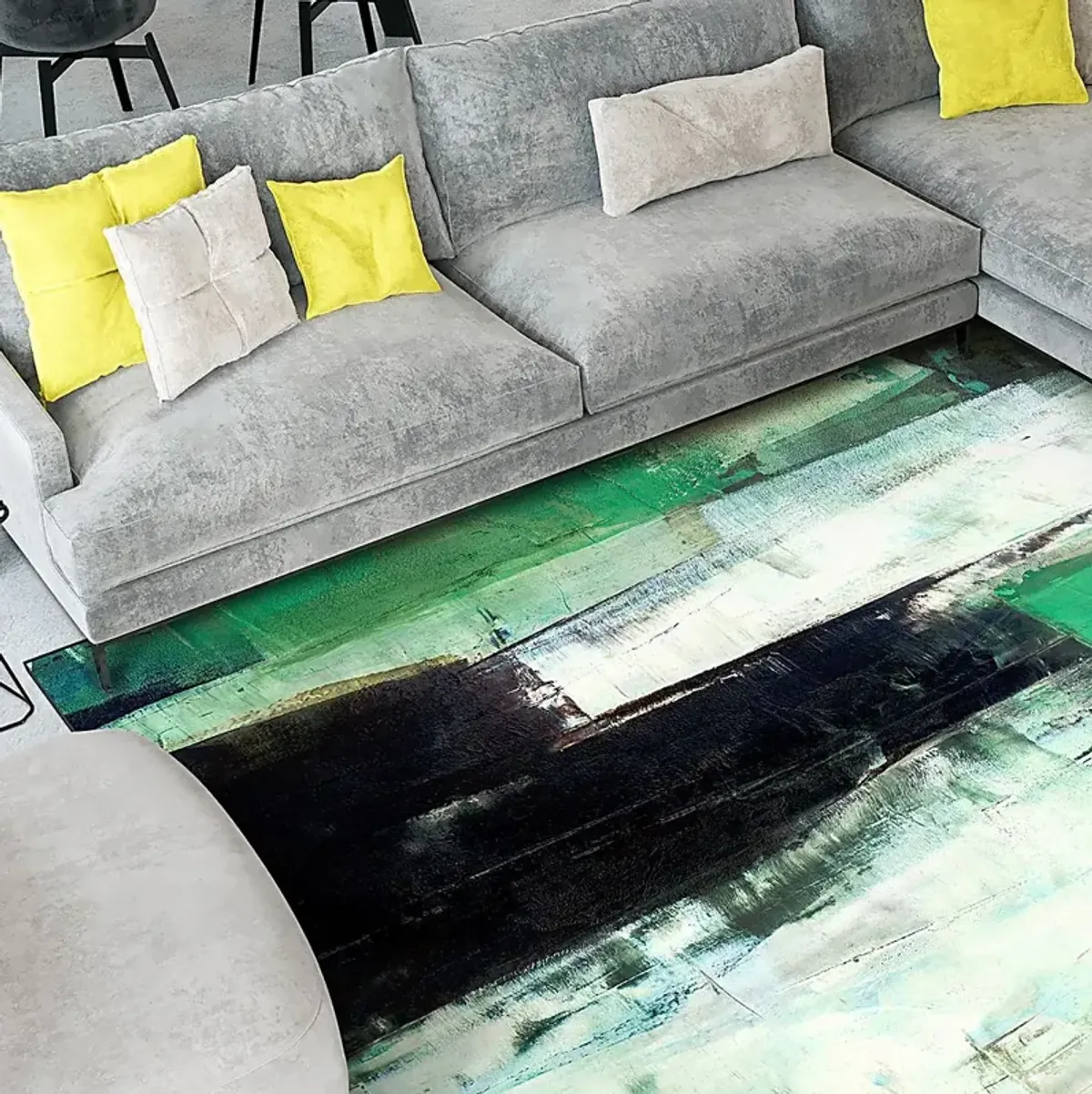 Grassflow Green 7'7 x 10'5 Rug