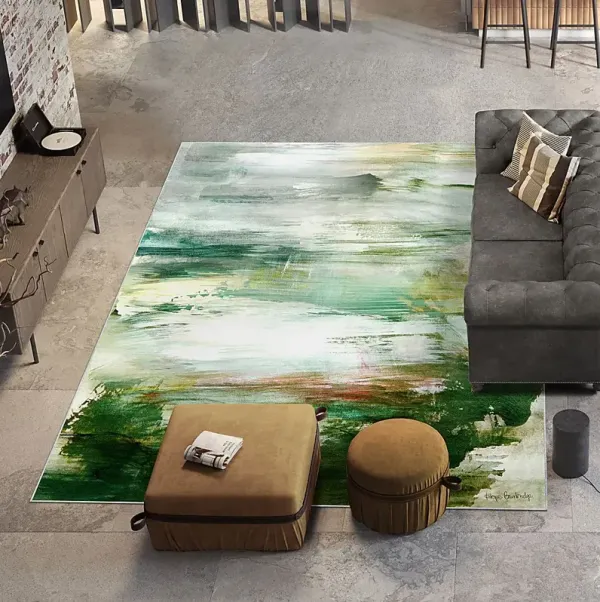 Swanriver Green 7'7 x 10'5 Rug