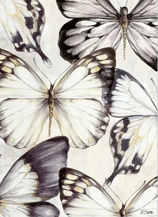 Blossom Villa White 7'7 x 10'5 Rug