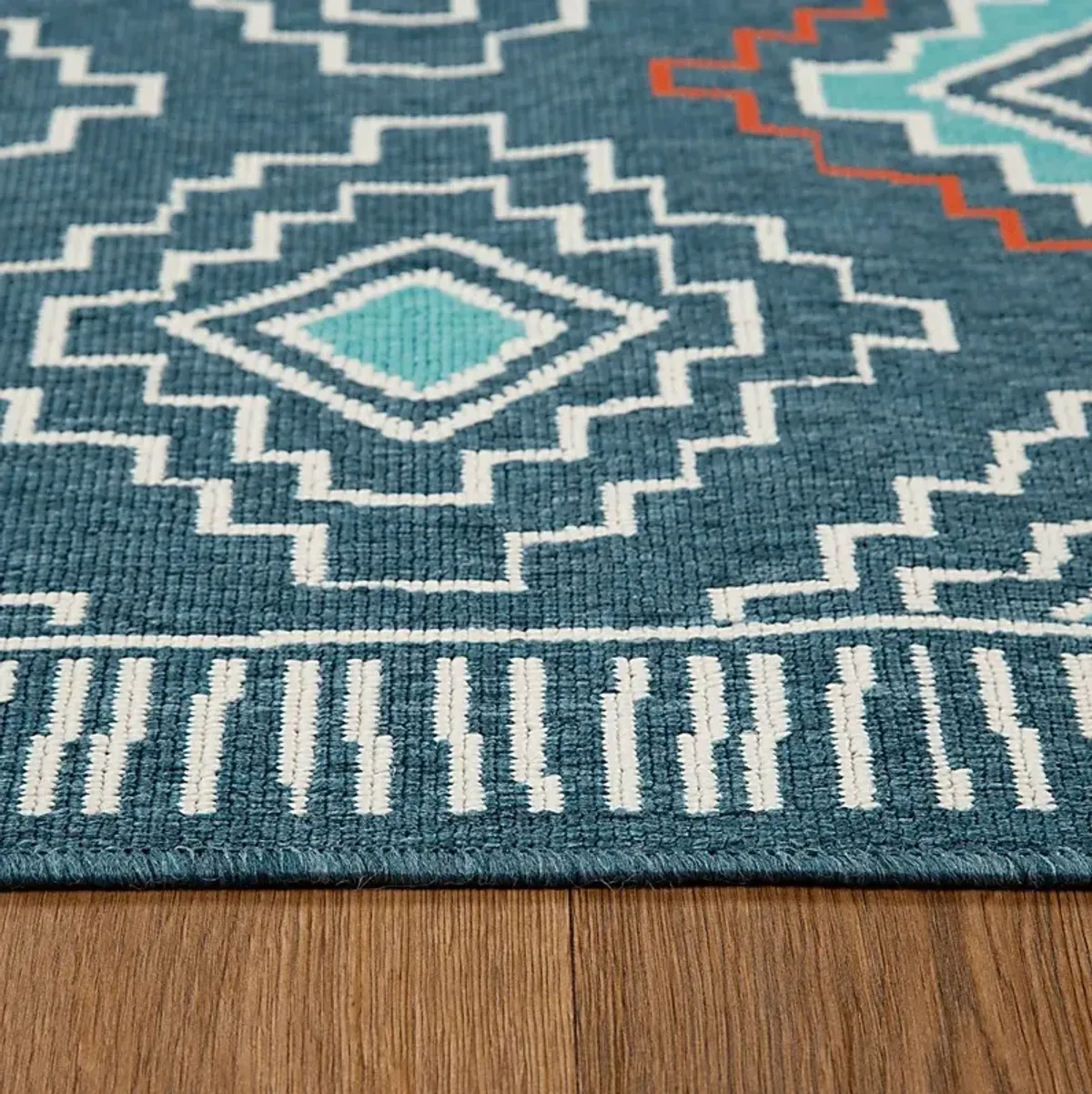 Evette Rios Boltan Blue 8' x 9'9 Indoor/Outdoor Rug