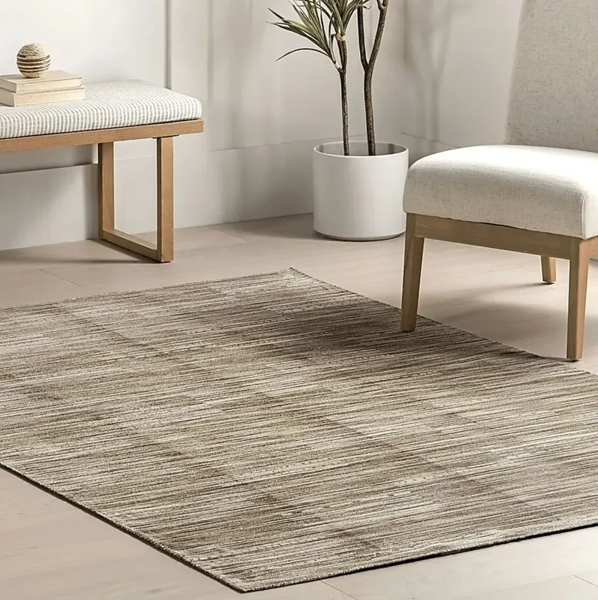 Nikanor Beige 7'5 x 9'6 Indoor/Outdoor Rug
