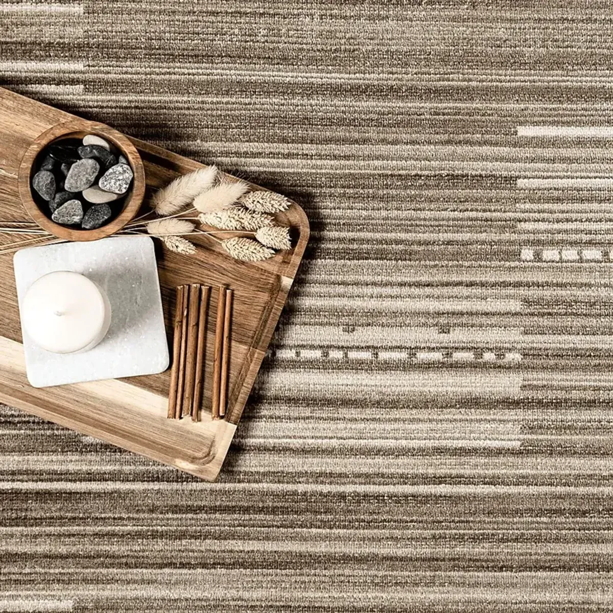 Nikanor Beige 7'5 x 9'6 Indoor/Outdoor Rug