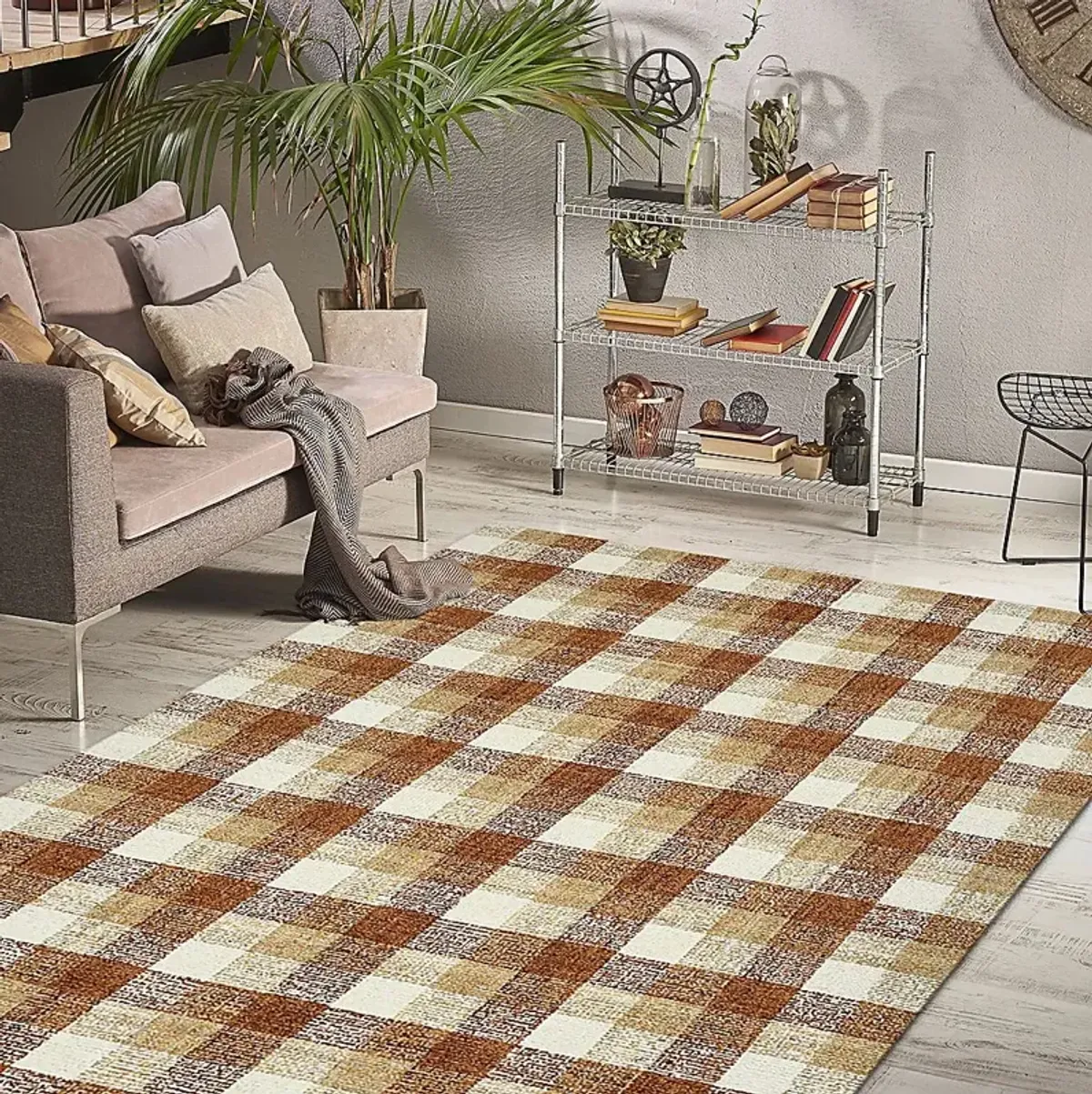 Arcton Orange 8' x 10' Rug