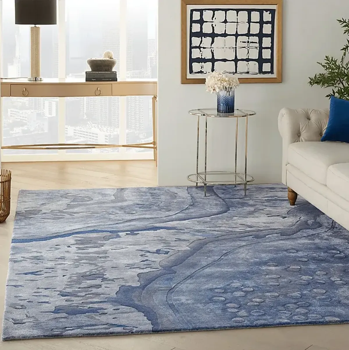 Noreo Blue 7'9 x 9'9 Rug