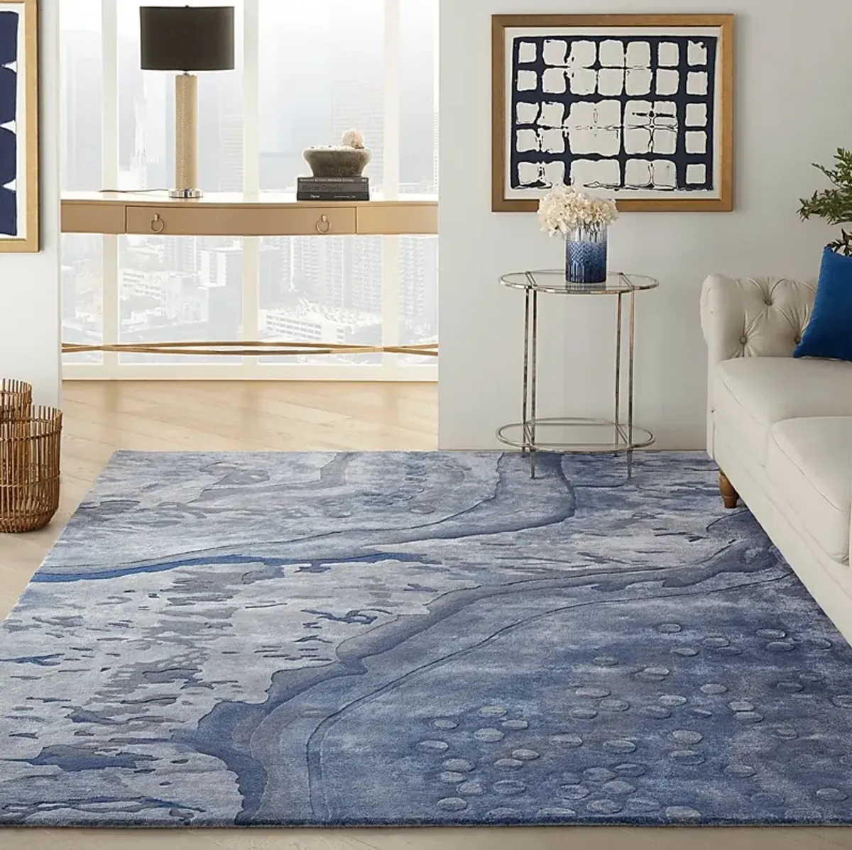 Noreo Blue 7'9 x 9'9 Rug