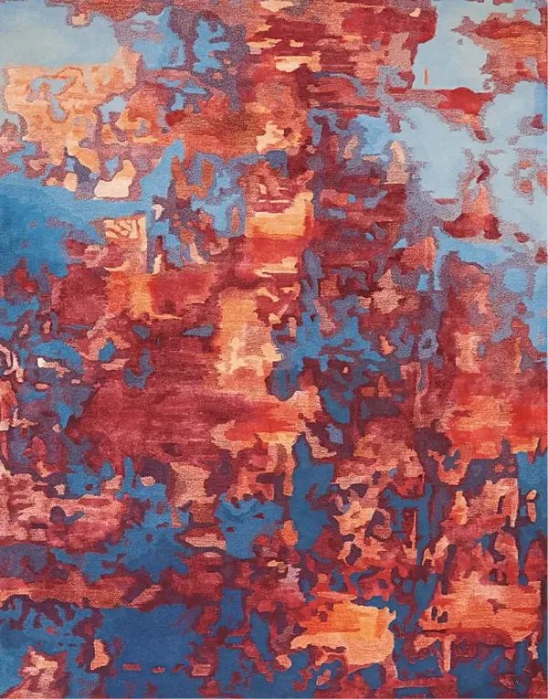 Dysete Blue 7'9 x 9'9 Rug