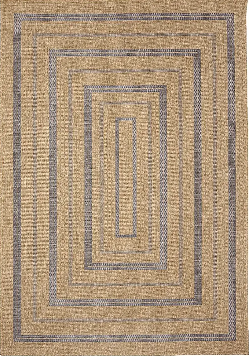 Dunhead Navy 7'10 x 9'10 Indoor/Outdoor Rug