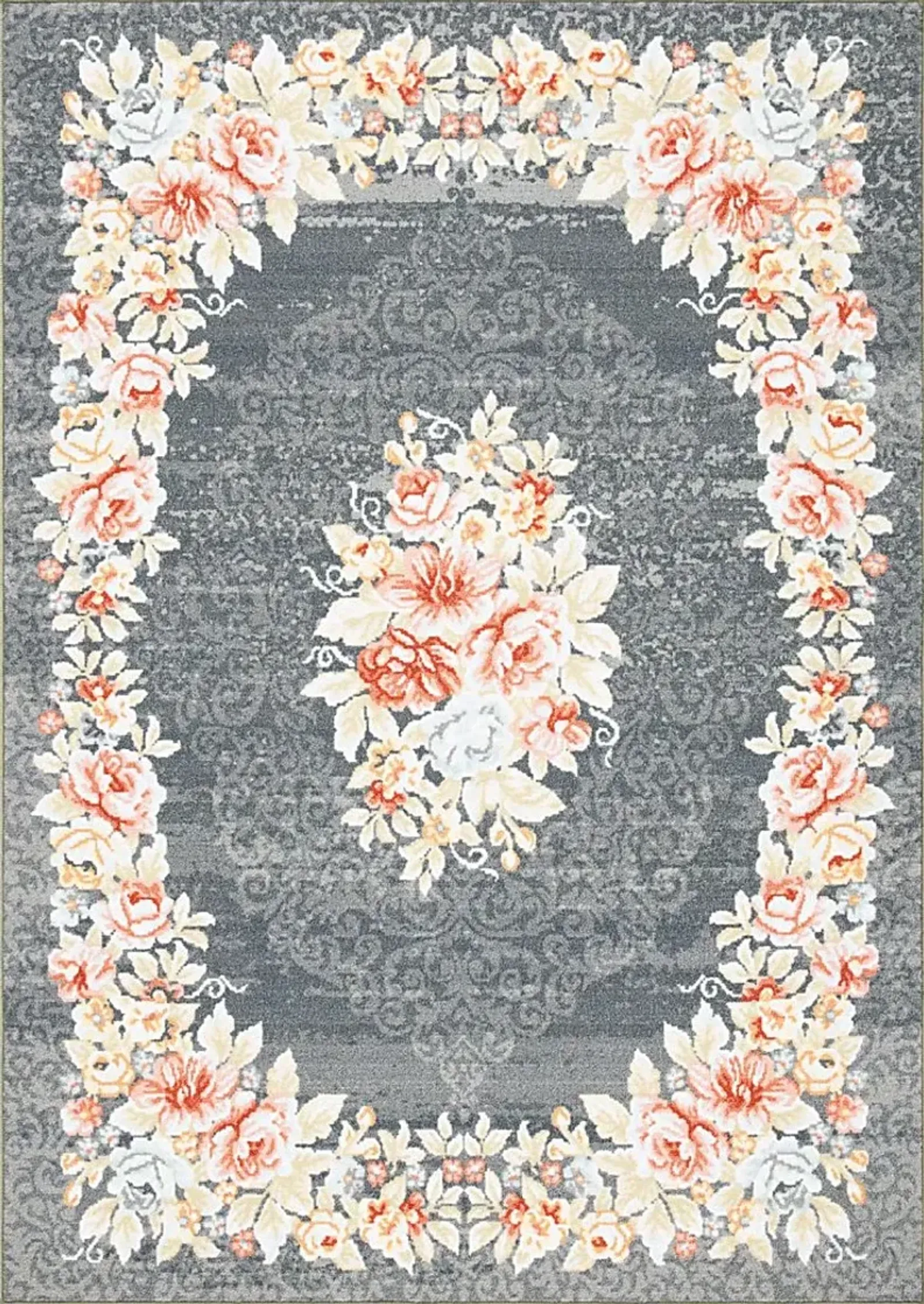 Salistry Gray/Pink 7'9 x 10' Rug