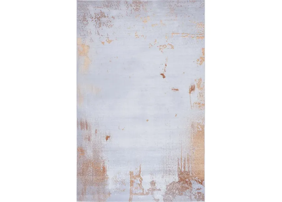 Girovi Gray/Rust 8' x 10' Rug