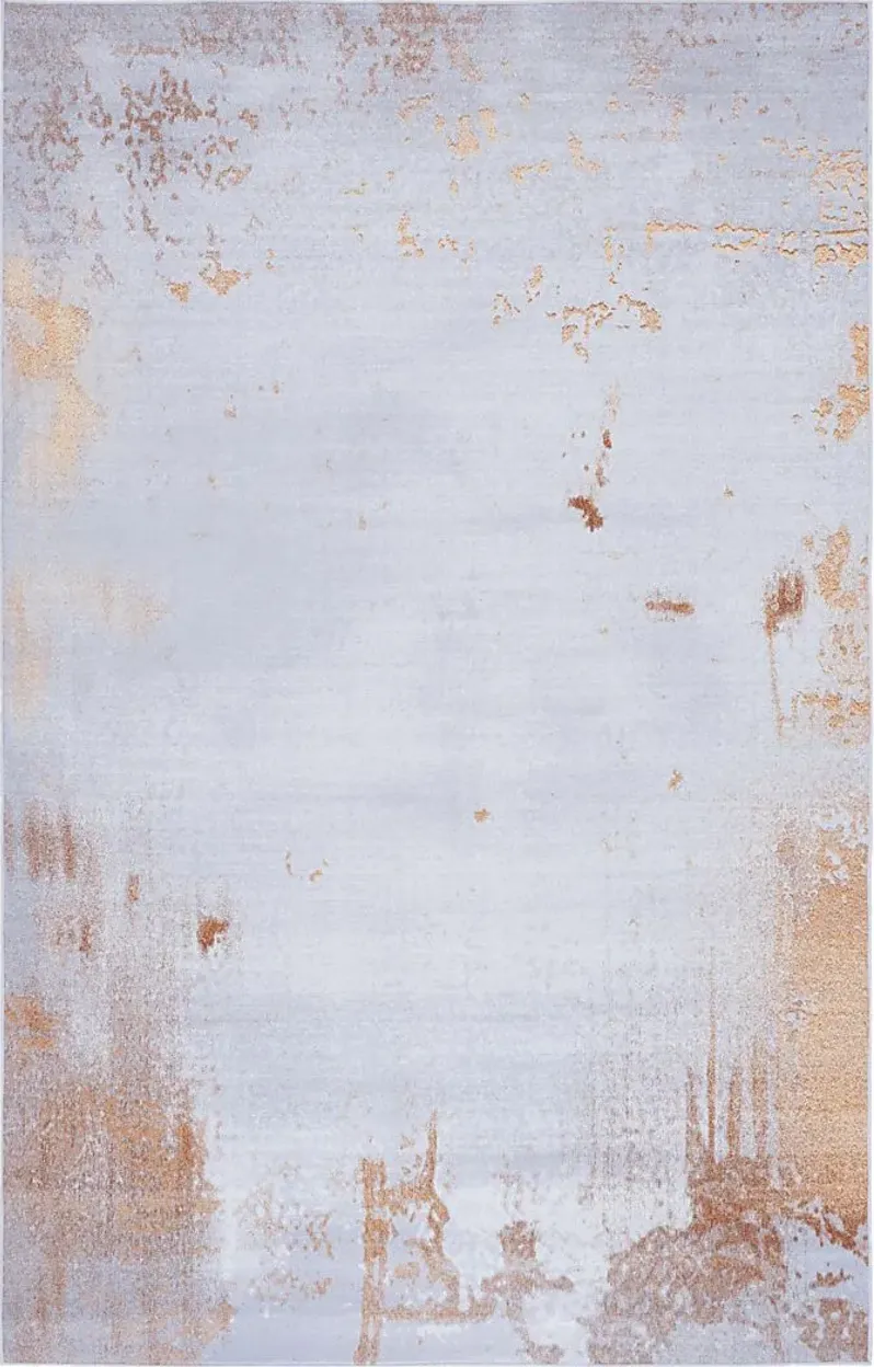 Girovi Gray/Rust 8' x 10' Rug