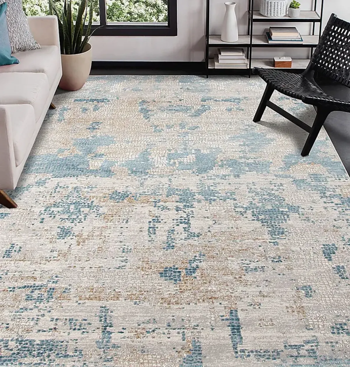 Dunstead Light Blue 8'6 x 11'6 Rug