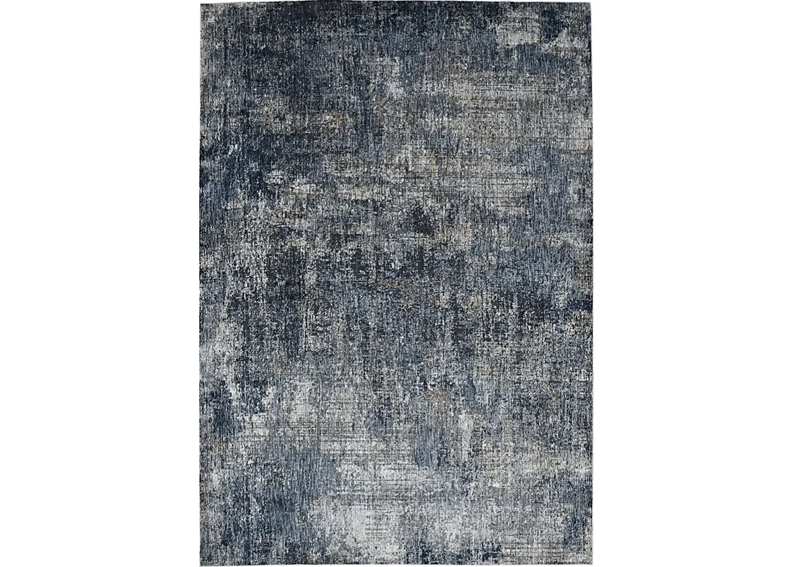 Rowom Gray/Orange 7'10 x 9'10 Rug