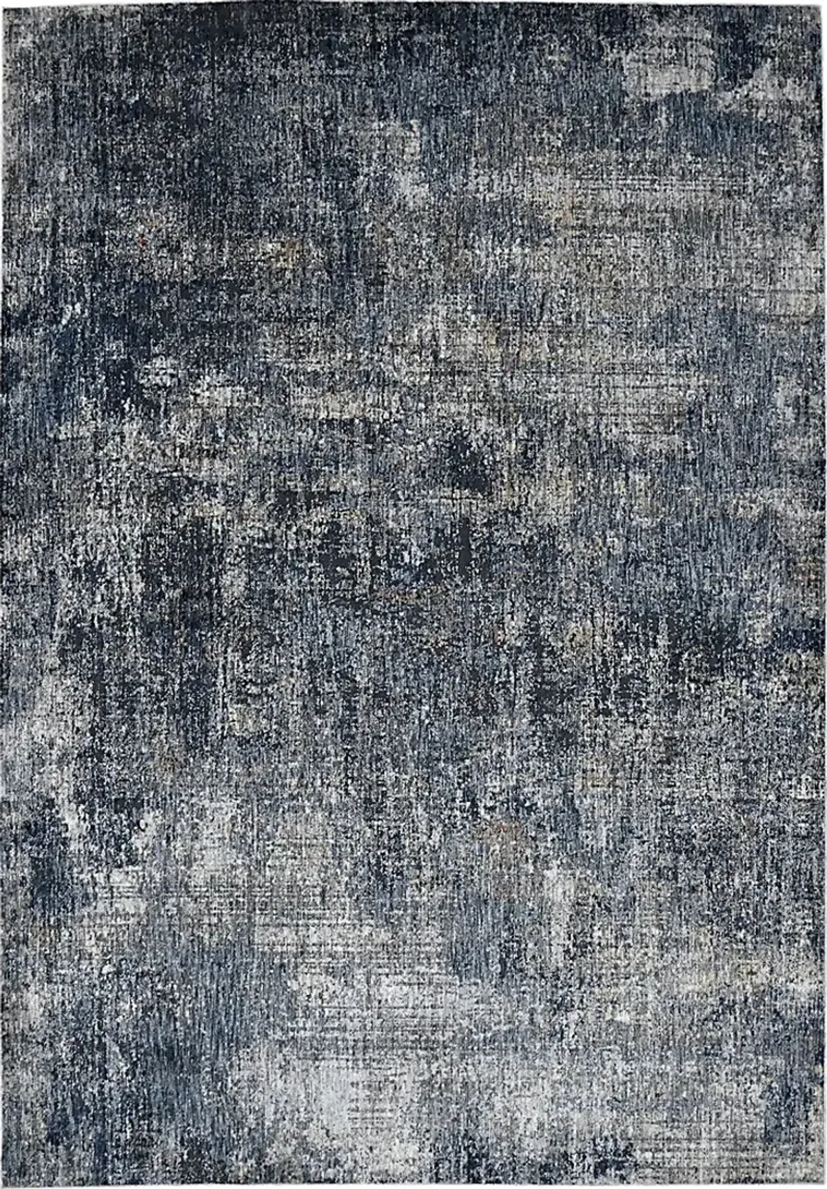 Rowom Gray/Orange 7'10 x 9'10 Rug