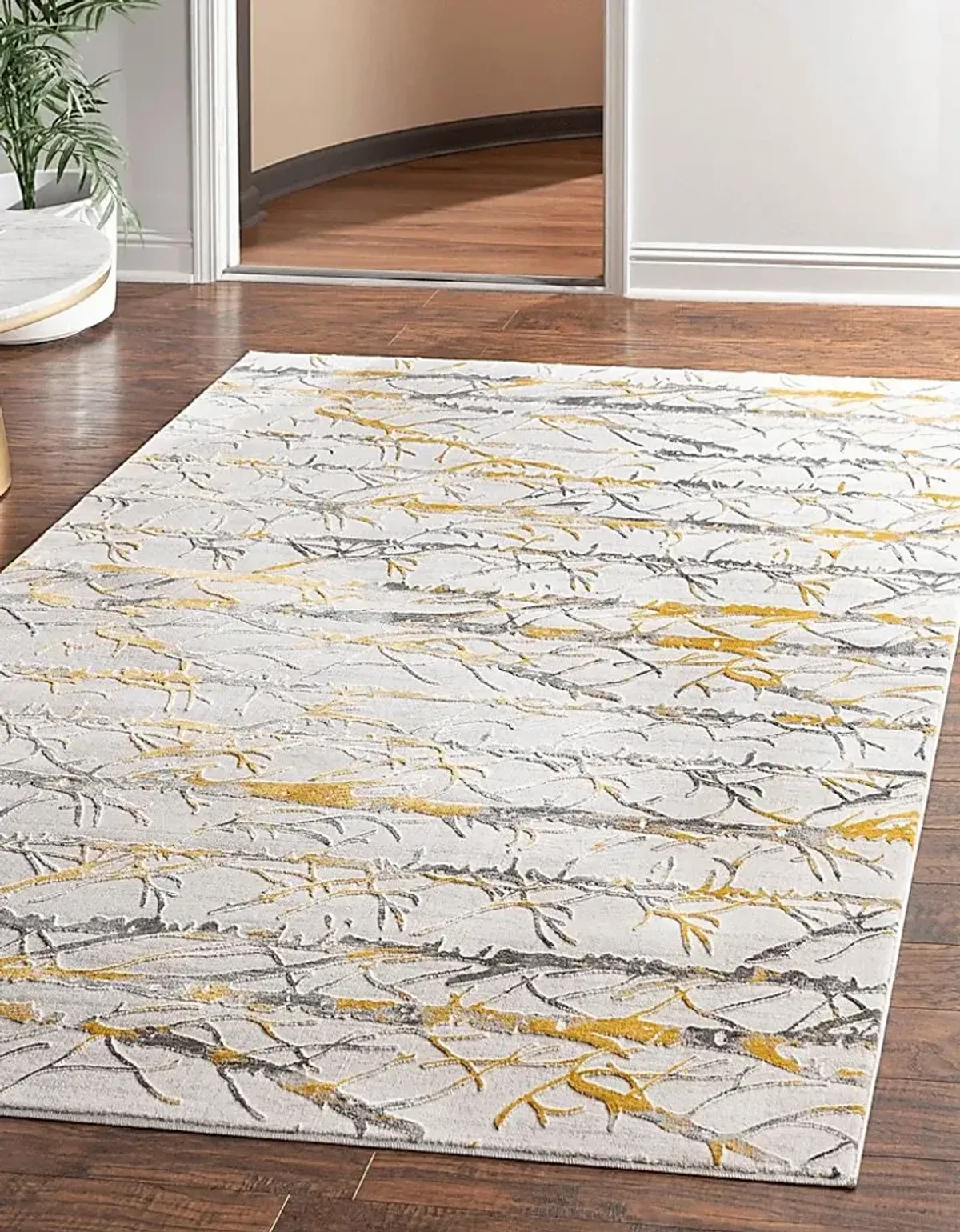 Sasuka Yellow 7'10 x 10' Rug