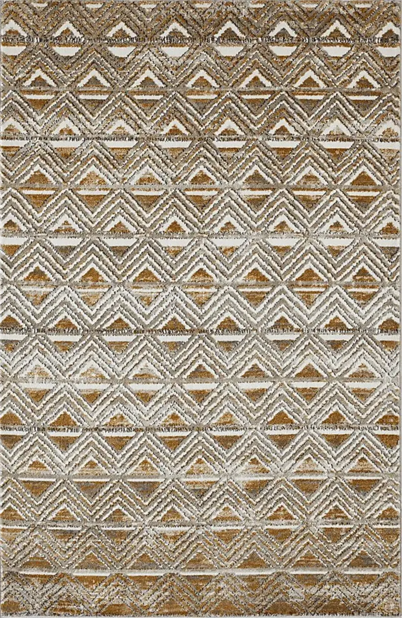 Alemza Beige 7'10 x 9'10 Area Rug