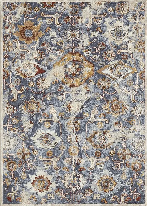 Amibell Blue 7'10 x 9'10 Area Rug