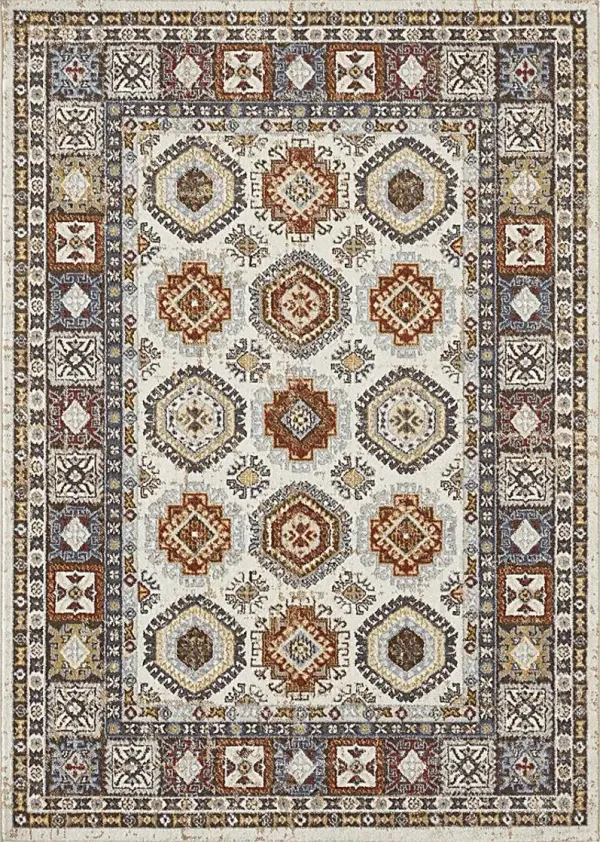 Delary Cream 7'10 x 9'10 Area Rug