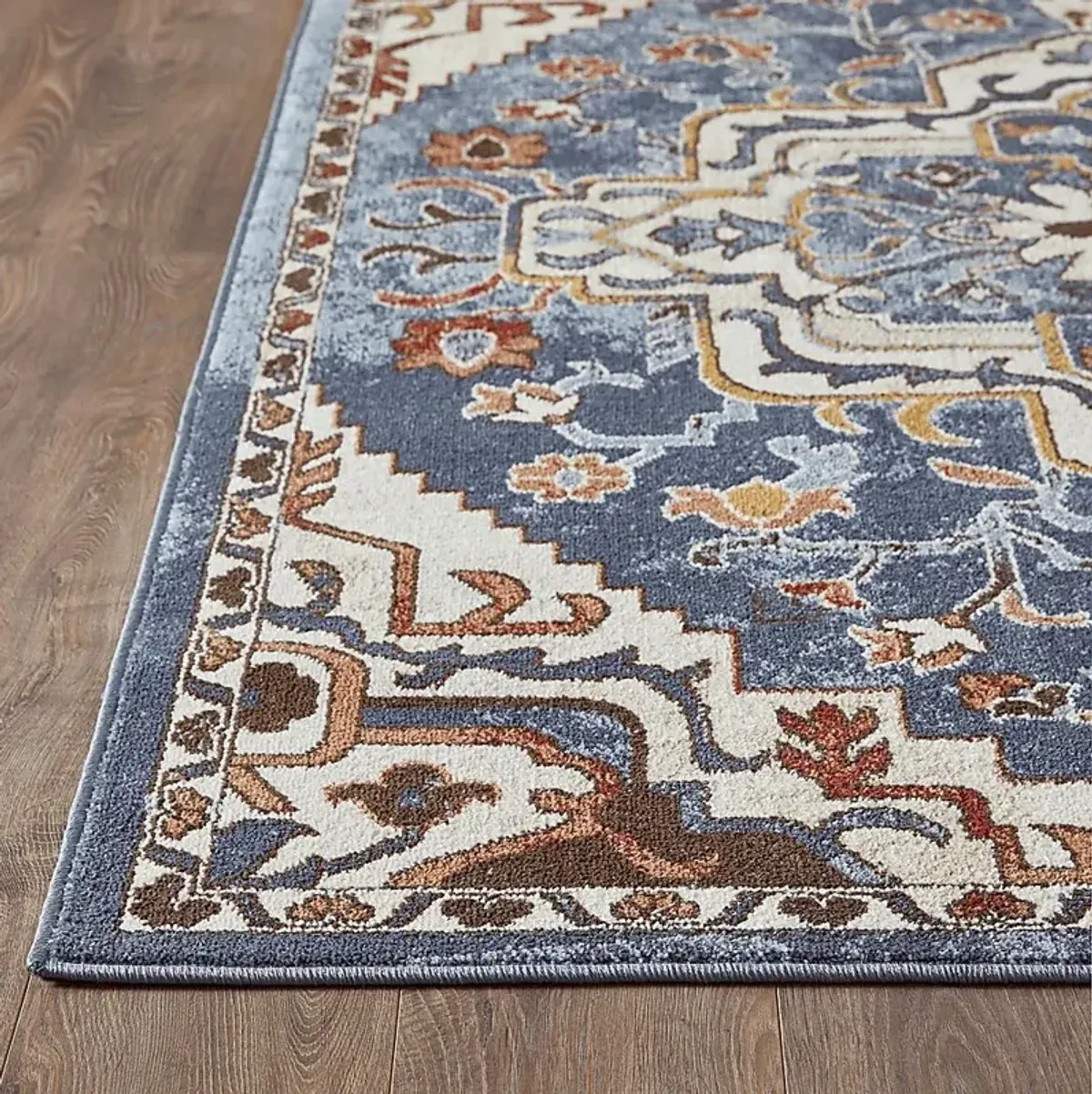 Zailorn Blue 7'10 x 9'10 Area Rug