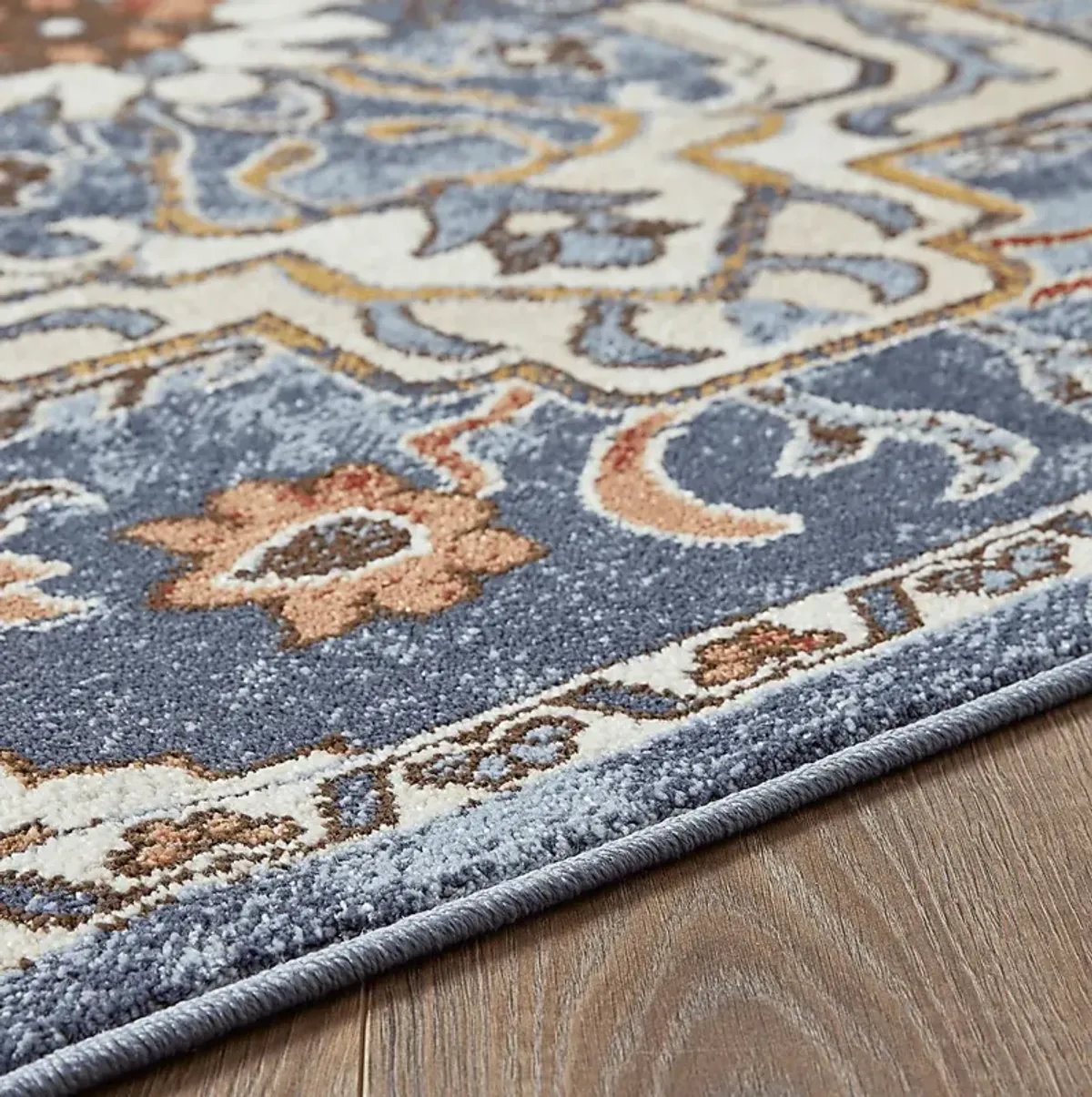 Zailorn Blue 7'10 x 9'10 Area Rug