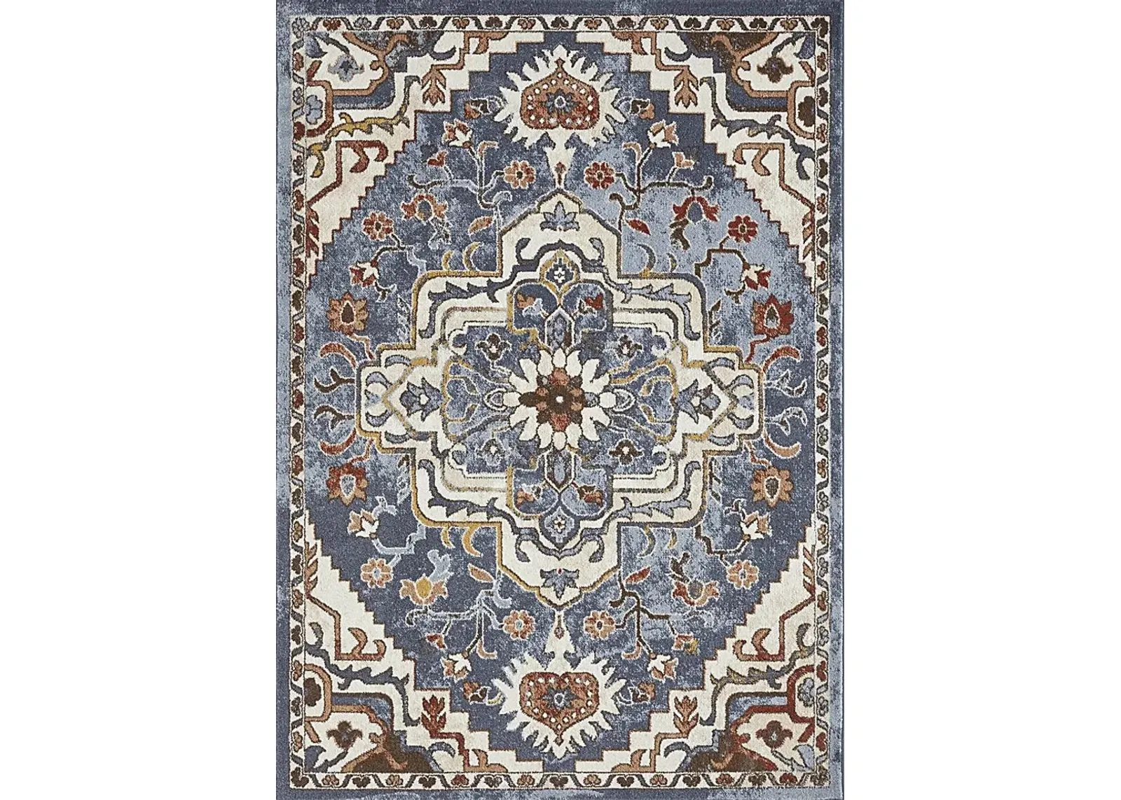 Zailorn Blue 7'10 x 9'10 Area Rug