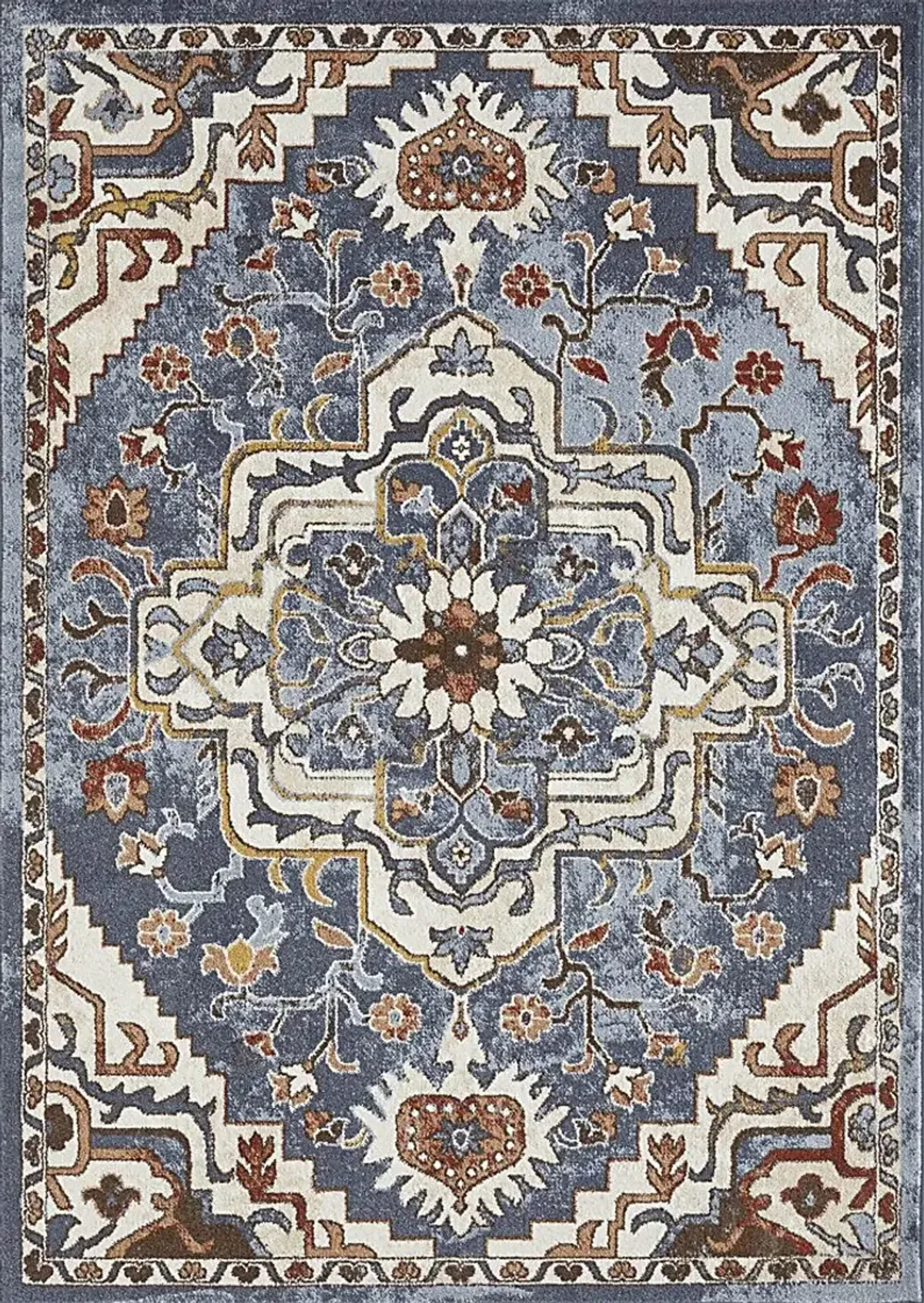 Zailorn Blue 7'10 x 9'10 Area Rug