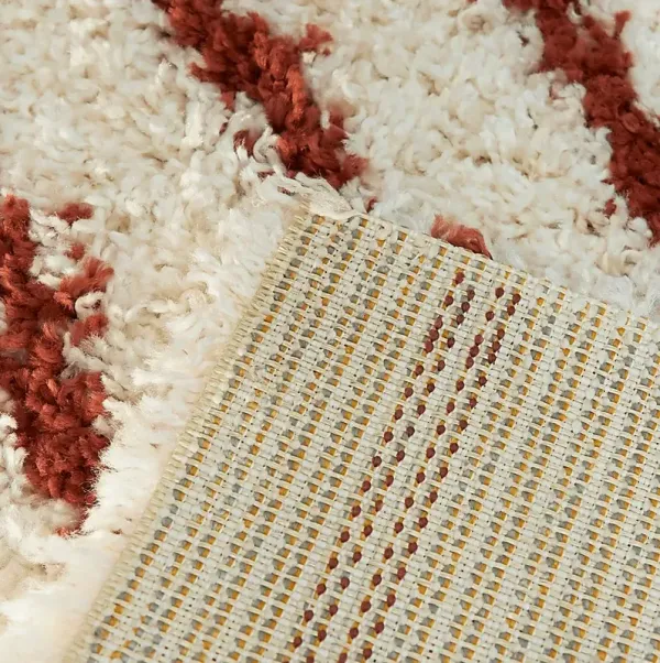 Zunees Orange/Multi 7'10 x 10' Rug