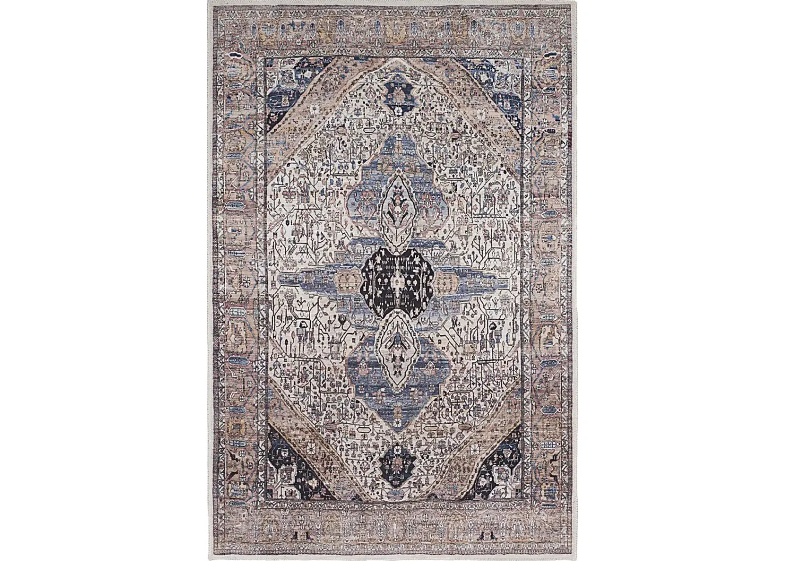 Naicia Blue 7'10 x 9'10 Rug