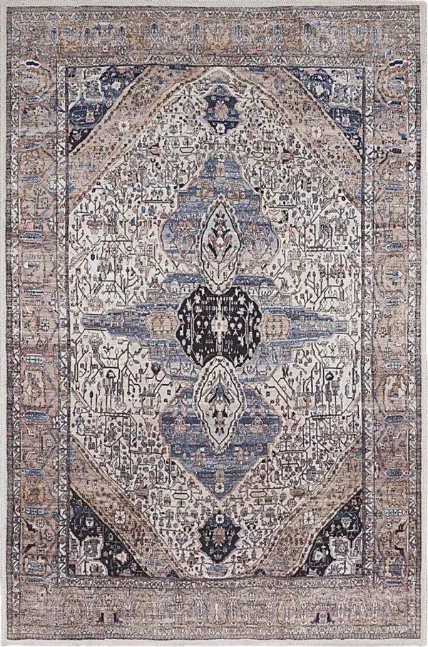 Naicia Blue 7'10 x 9'10 Rug