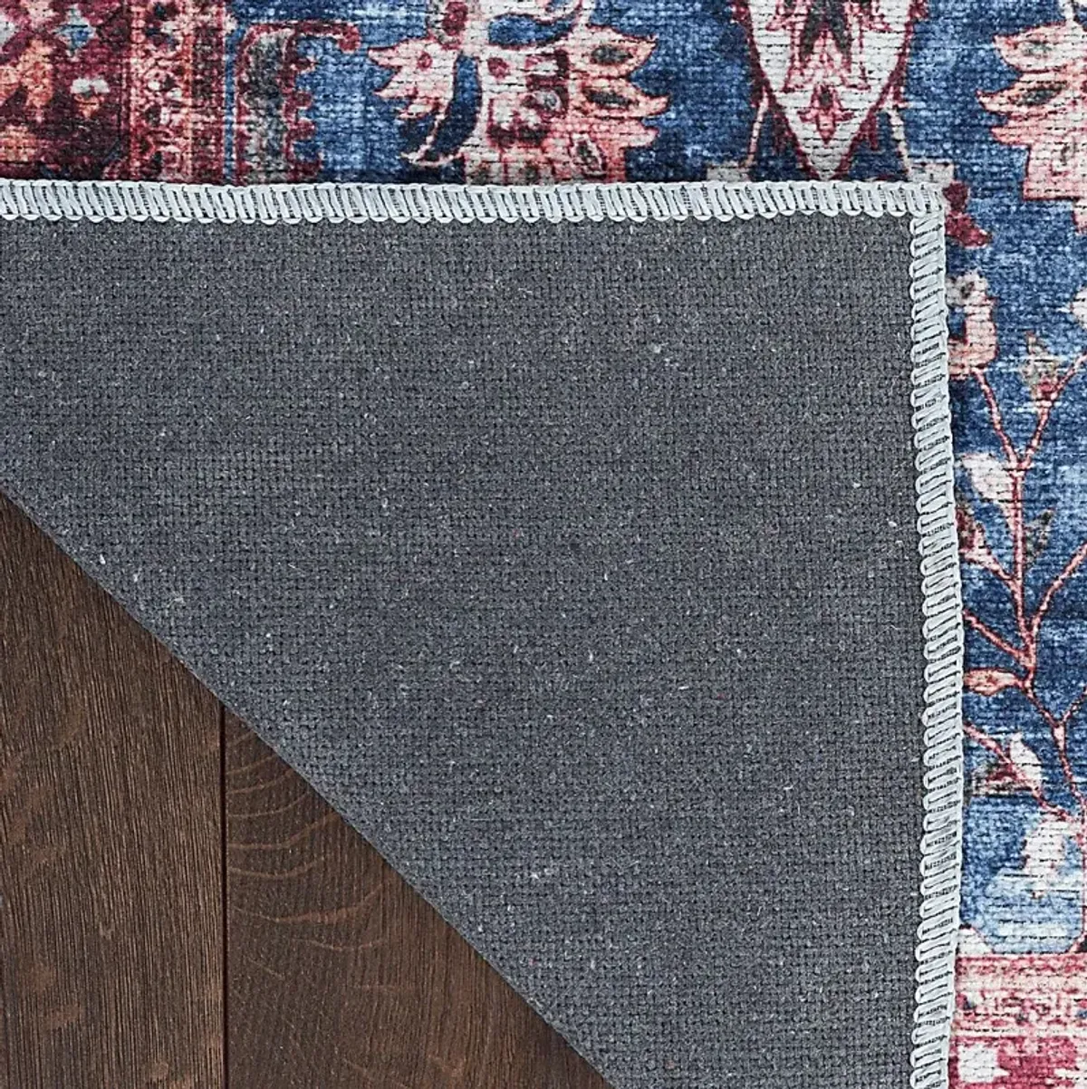 Adosis Blue/Brick 7'10 x 9'10 Rug