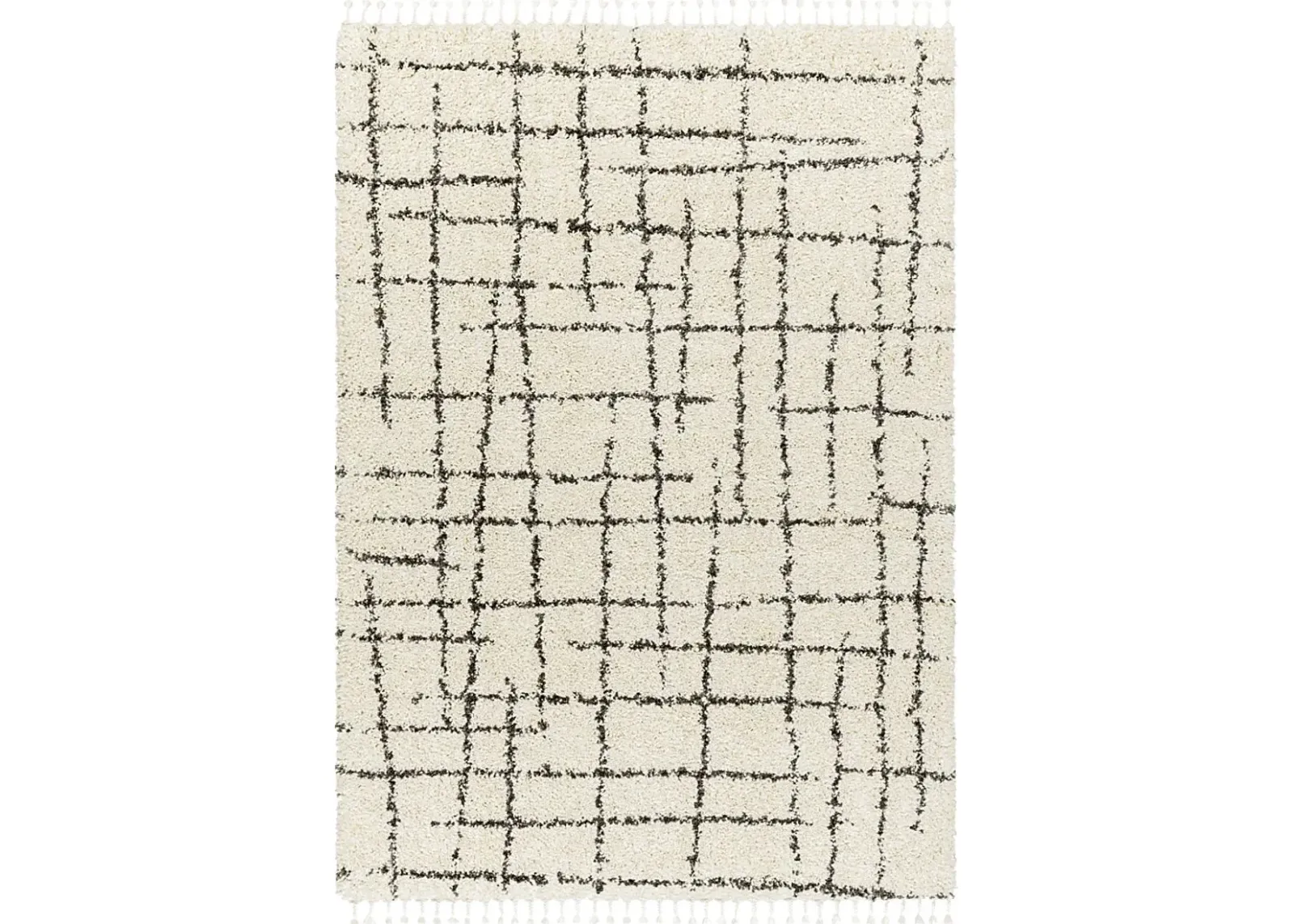 Beddingisle White 7'10 x 10' Area Rug