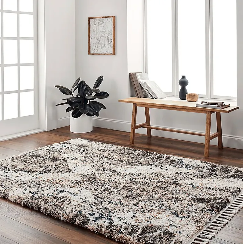 Minnefell Gray 7'10 x 10' Area Rug