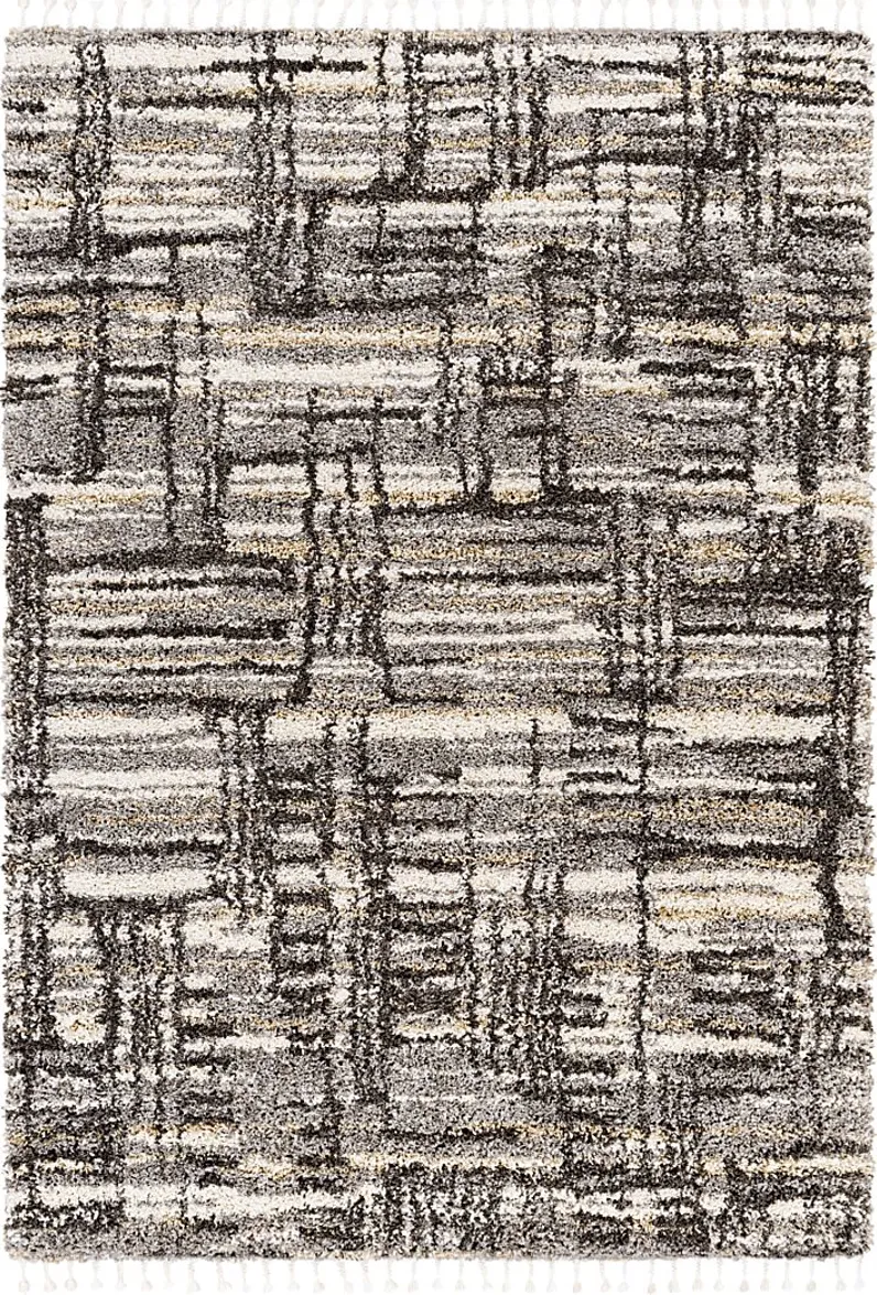 Durroy Charcoal 7'10 x 10' Area Rug