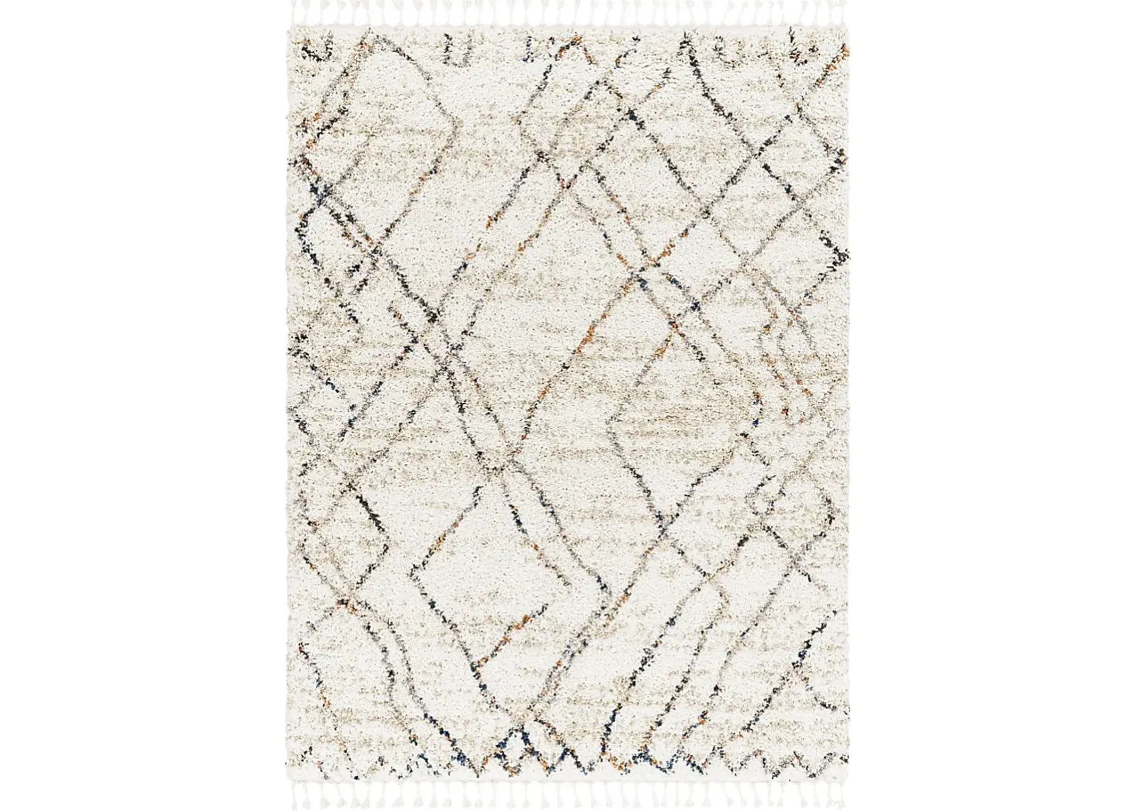 Asval White 7'10 x 10' Area Rug