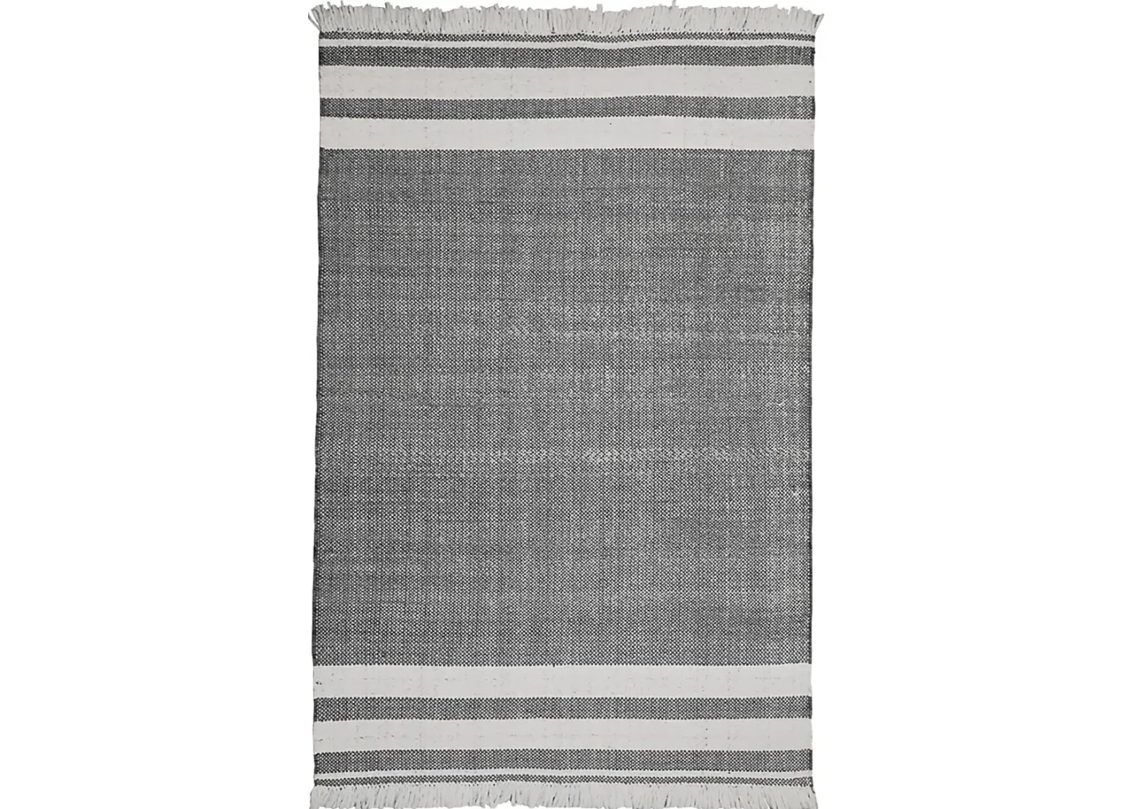 Kebba Steel Gray 7' x 9'9 Indoor/Outdoor Rug