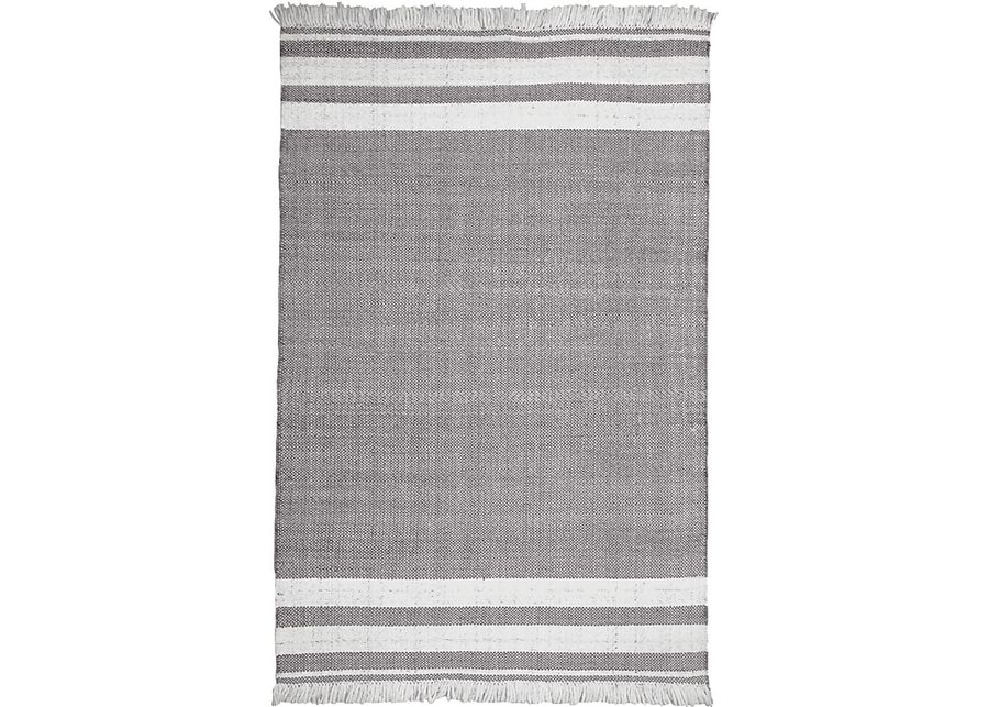 Kebba Gray 7' x 9'9 Indoor/Outdoor Rug